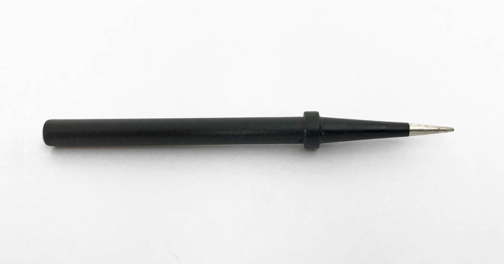 5-pack Solder Iron Fine Tips, Black Ceramic Coating, 1/32" (0.031") Tip, TMC