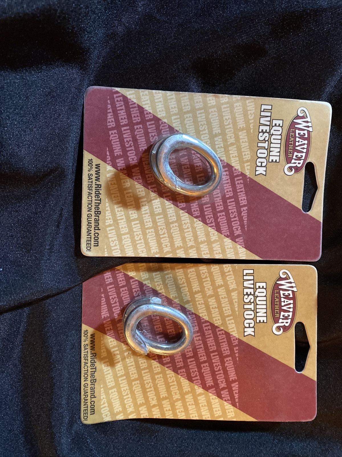 WEAVER LEATHER CARD HDWR, 1/4" ZInc Plated REPAIR LINK Set Of 2 Packs