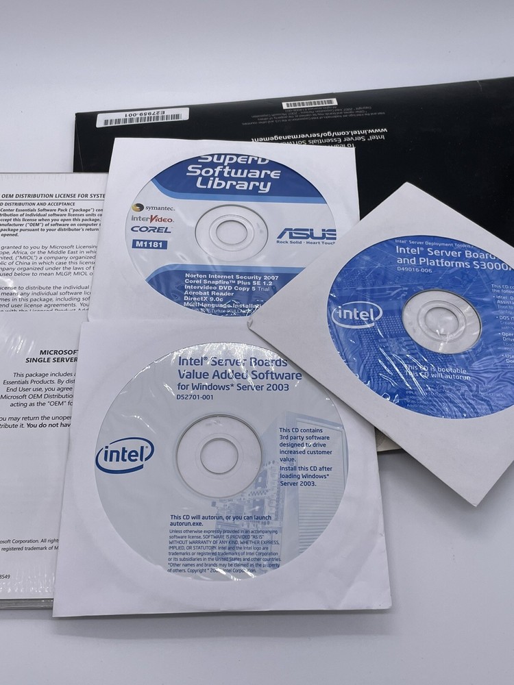 Intel Server Essentials 2.0 Build Deployment and Management Media Kit Pack