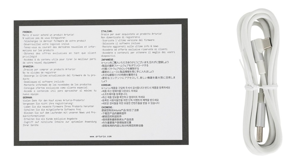 Arturia KEYLAB 49-Key Mk3 White USB Midi Keyboard Controller+Abletone Live Lite