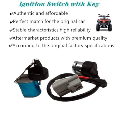 Ignition Switch with Key for CFMOTO CFORCE 400, CFORCE 500 ATV Ignition Lock