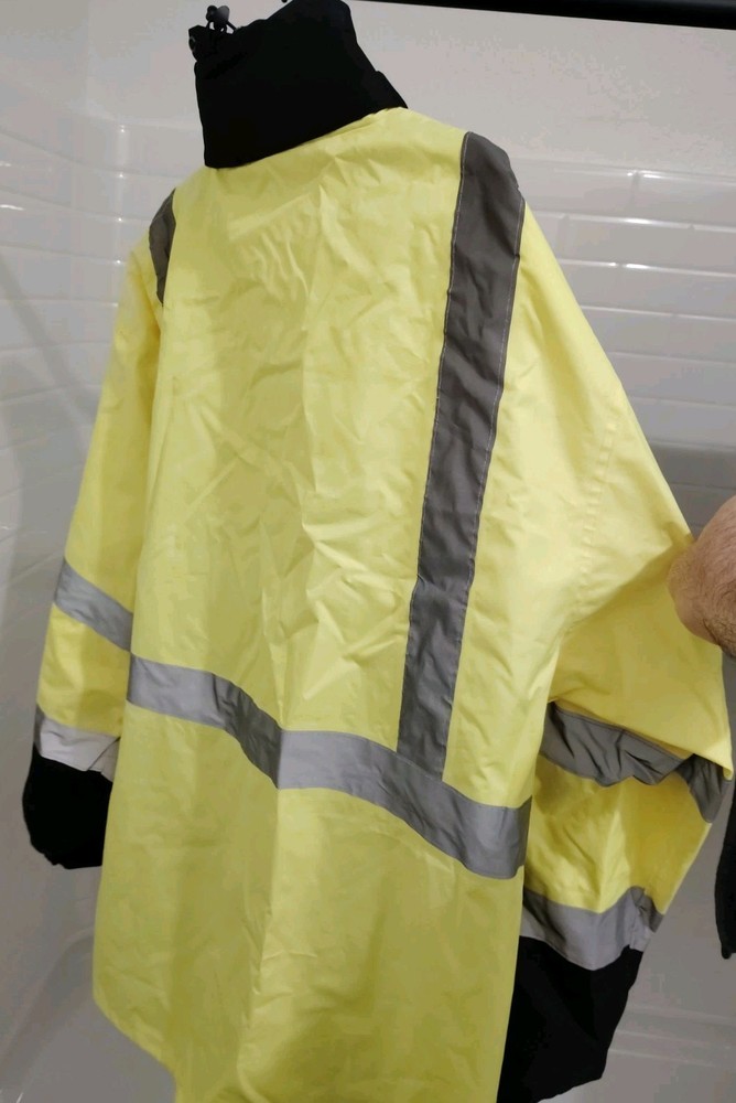 Wild Wear ANSI Class2 High Visual Rain Jacket 3X, New, never worn, without tags