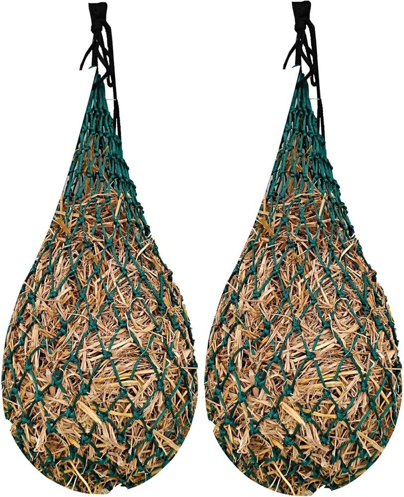 Improved Digestion 2x2” Hole Hay Nets x2
