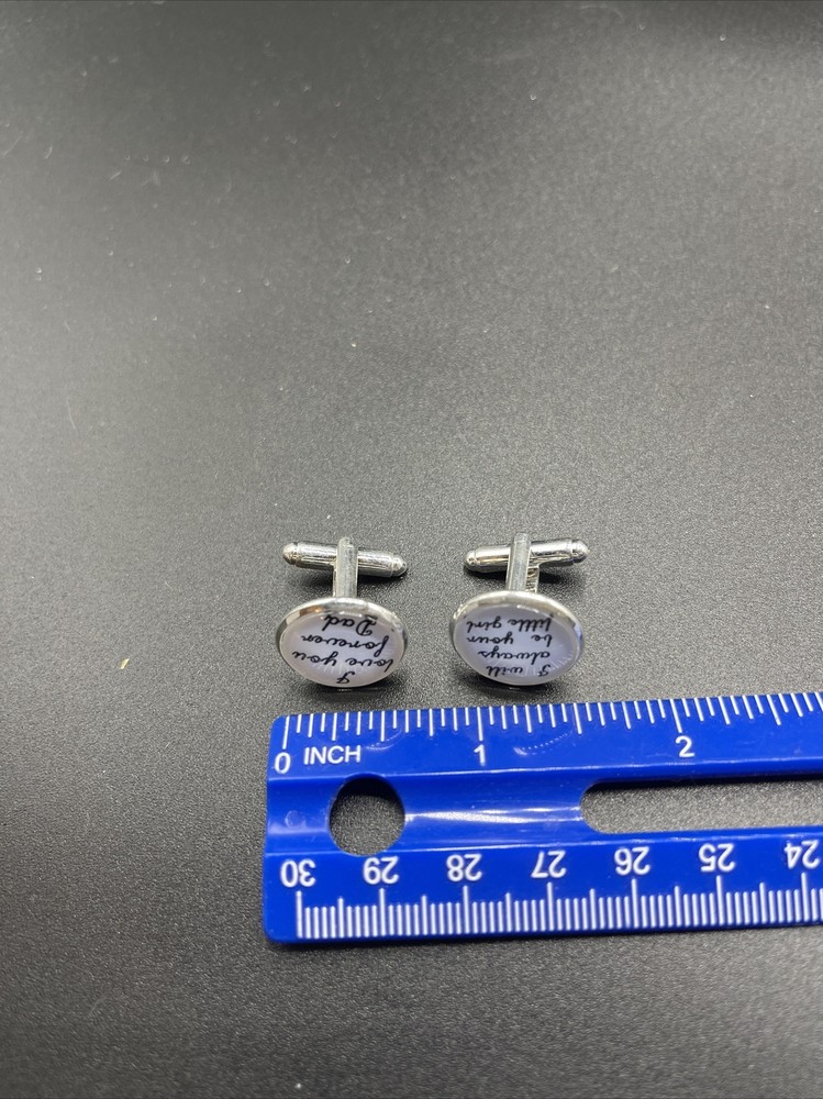 Stunning Vintage Silvertone Cuff links #D641