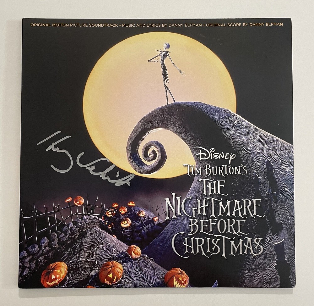Henry Selick Signed Nightmare Before Christmas Vinyl Autograph JSA COA