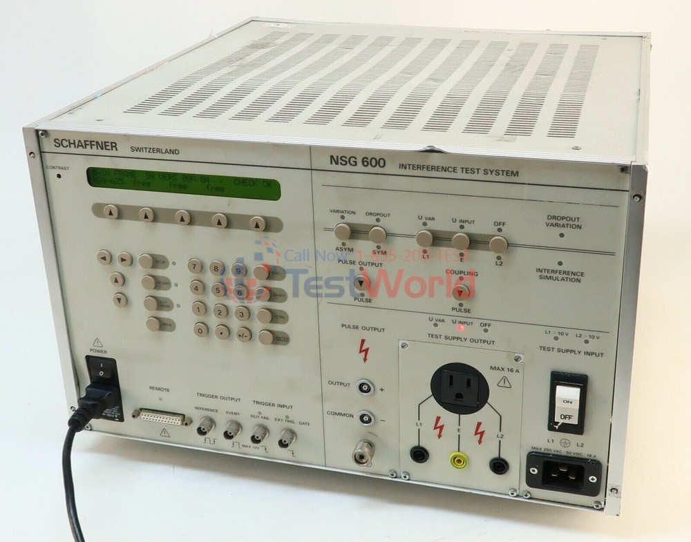 Schaffner NSG 600 Interference Test System w/ NSG 625 Fast Transient Simulator