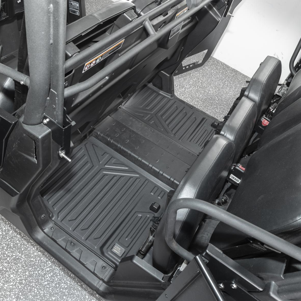 4PC UTV Front Floor Mat Pad Liner for Can Am Defender MAX HD8 HD10 2016-24