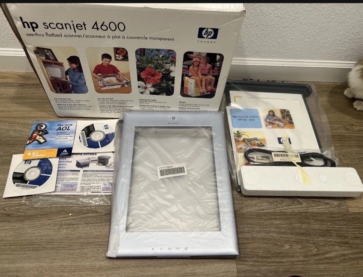 HP Scanjet 4600 Transparent Flatbed Scanner, RARE & HTF REGULATORY MODEL