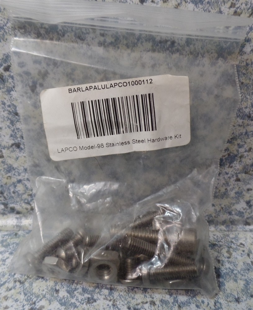 LAPCO Paintball Model 98 Stainless Hardware Kit NEW