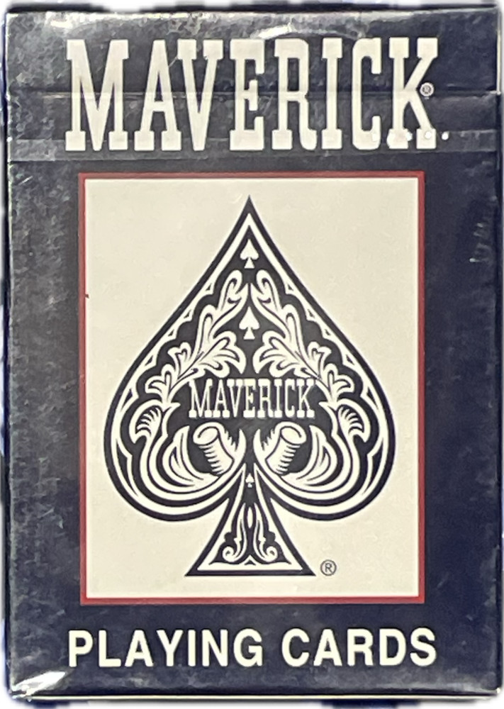 Lot 4 Blue Maverick Regular Index Playing Cards Bicycle