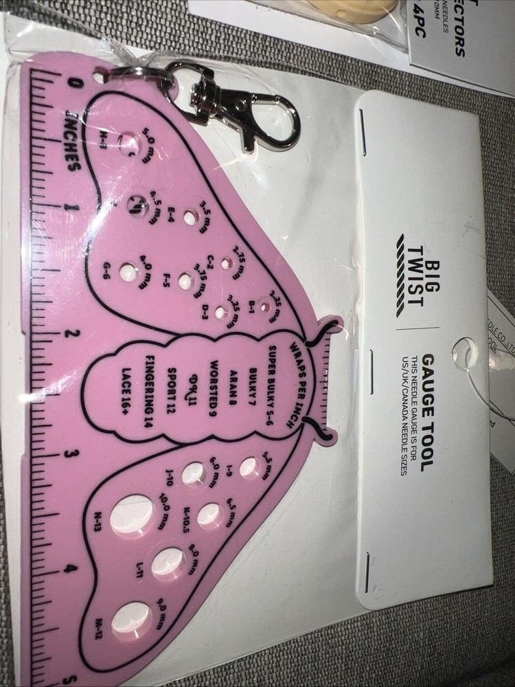 Purple 6" Moth Gauge Tool by Big Twist