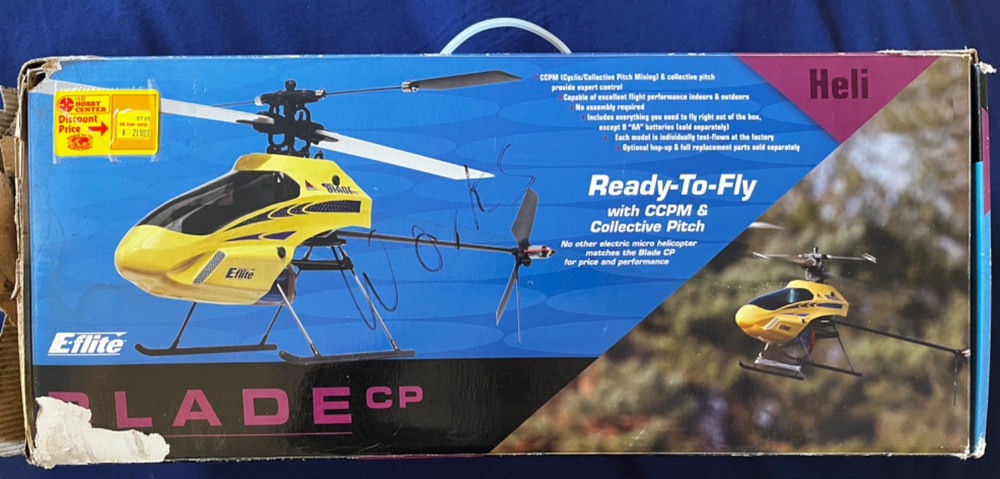 Remote Control RC E-Flite Blade CP Helicopter RTF Ready-To-Fly Heli