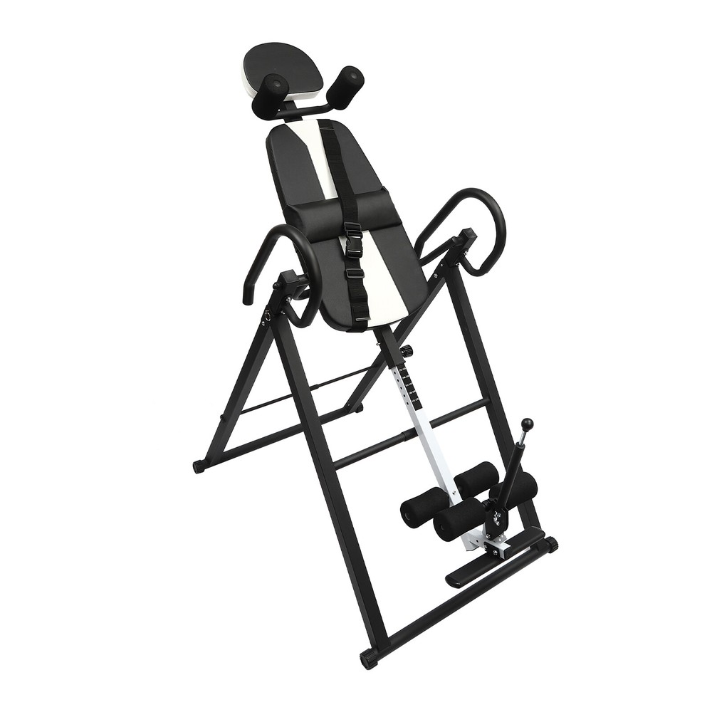 Foldable Inversion Table for Back Pain Relief and Muscle Relaxation