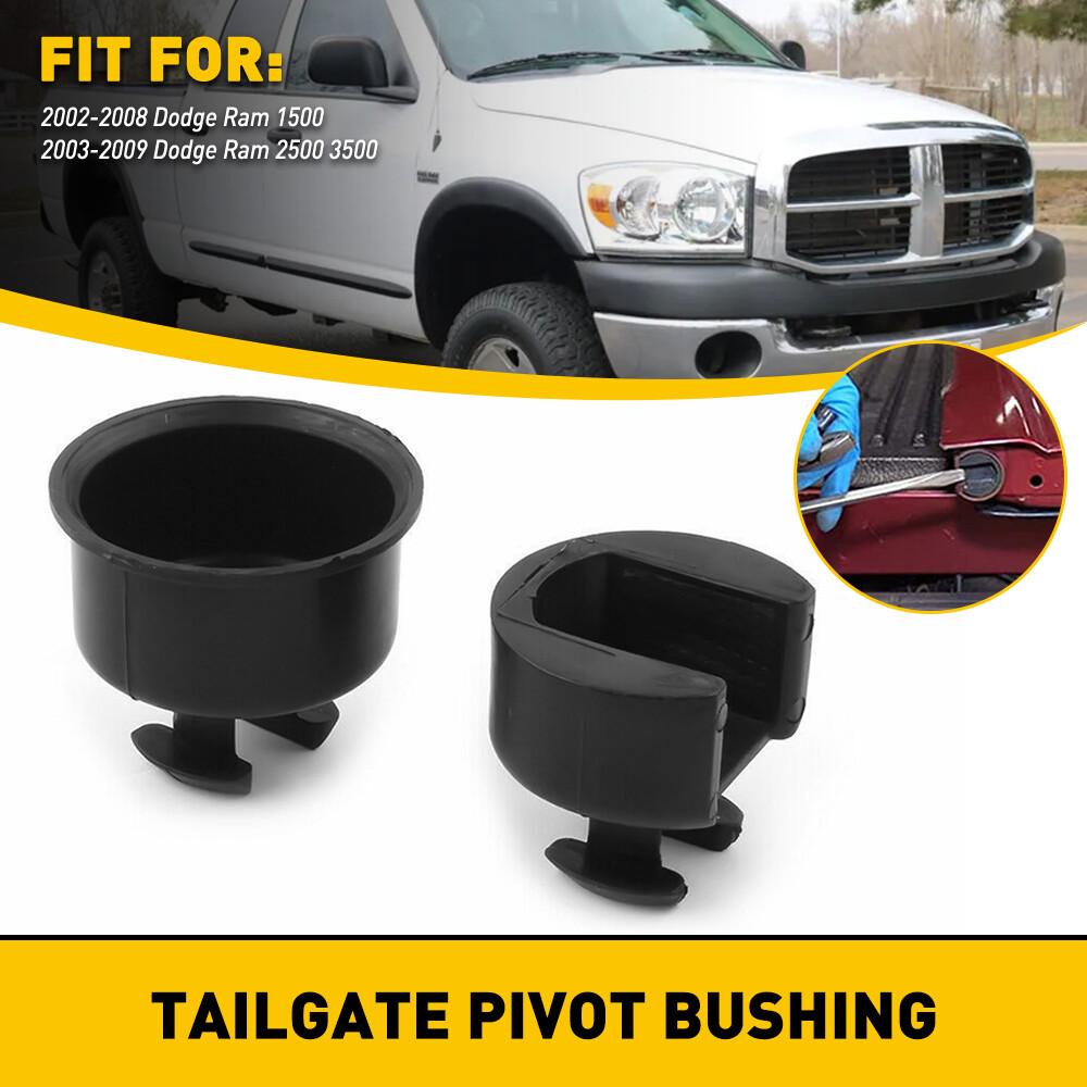 Set For 02-09 Dodge Ram 1500 2500 3500 Replace Tailgate Pivot Bushing 55276077AB