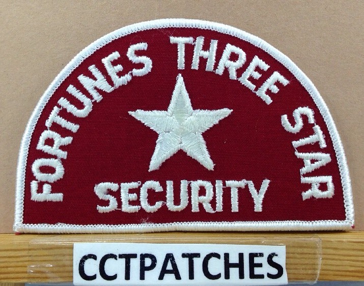 FORTUNES THREE STAR SECURITY MICHIGAN (POLICE) SHOULDER PATCH MI