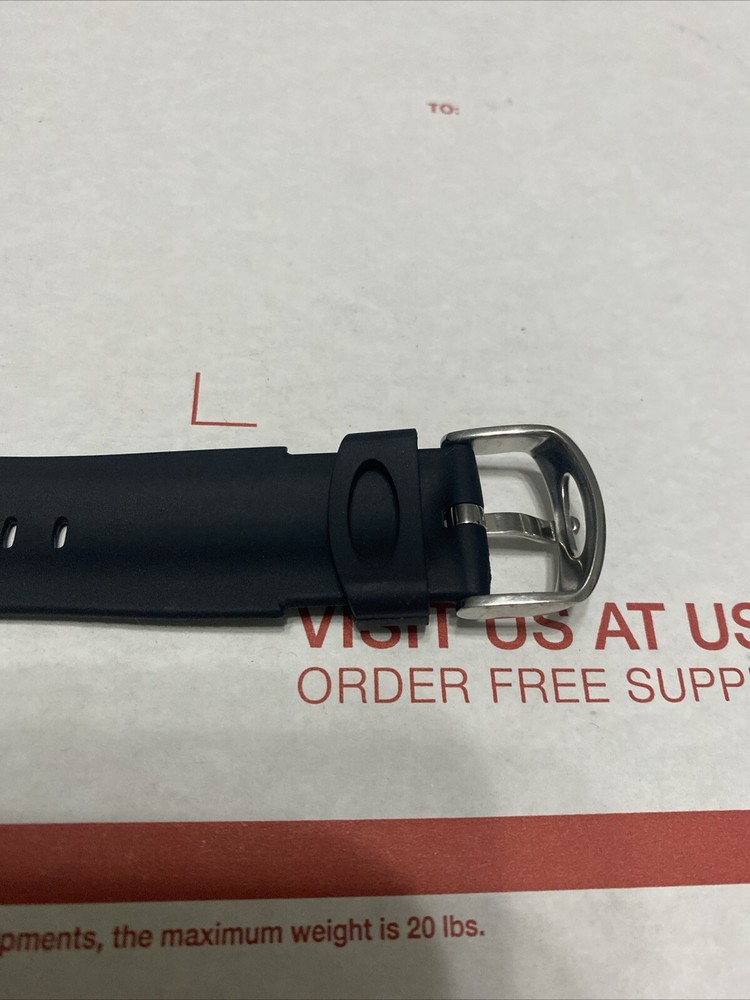 Oceanic Wrist Dive Computer/Watch Strap Extender Geo, New Black strap.