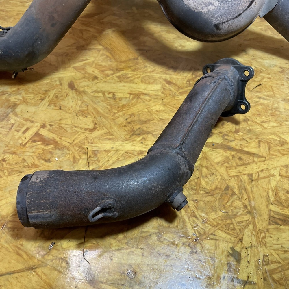 APRILIA RSV1000 R MILLE EXHAUST DOWNPIPES 2004-2009 Lambda Sensor Threads Good