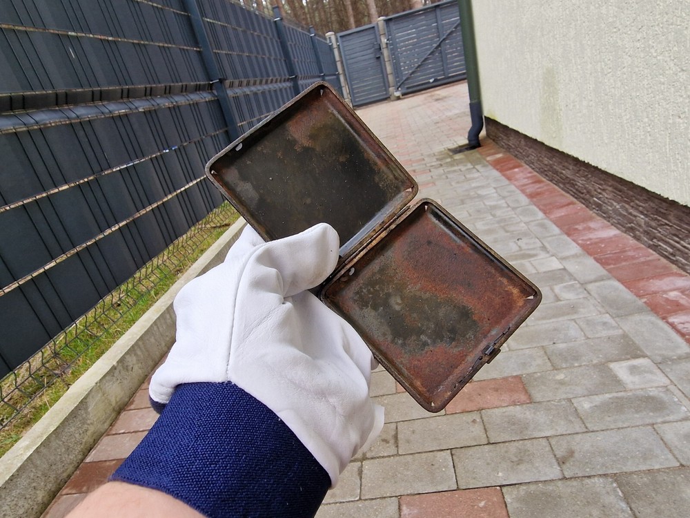 WW2 German Original Ashtray from the German bunker relic.