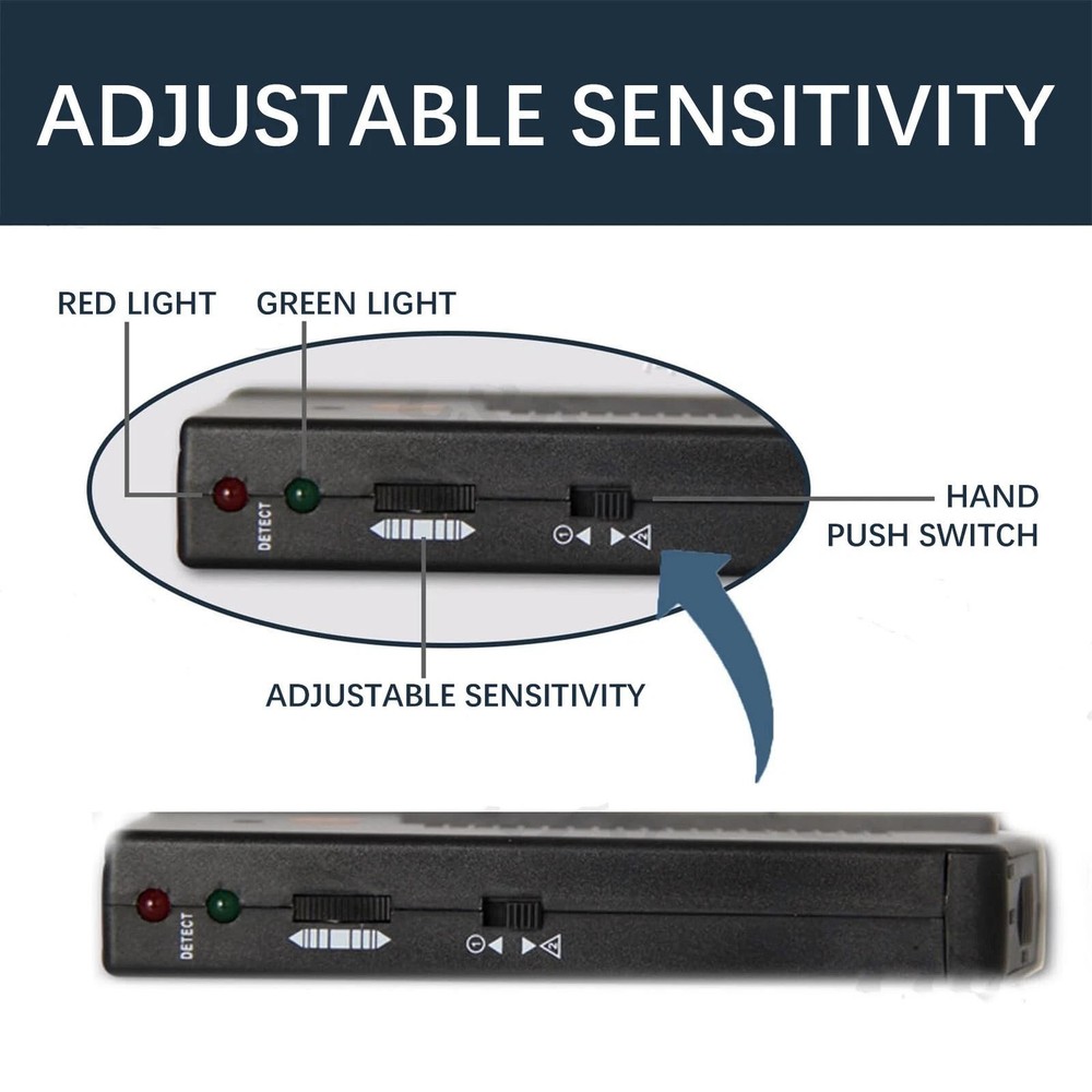 Handheld Wpp123 Electronic Detector Device Wall Wire Pipe Metal Scanner Tool