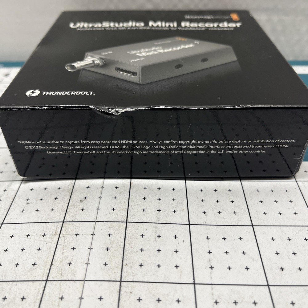 Blackmagic UltraStudio Mini Recorder 10 bit SDI & HDMI for Thunderbolt Computer