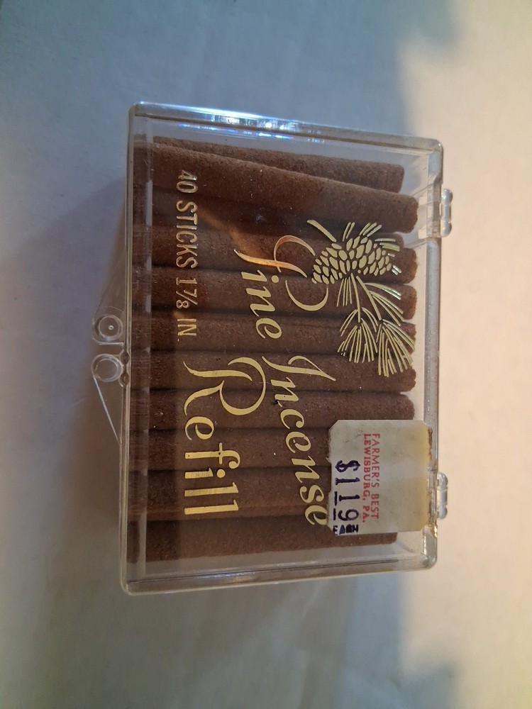 Vtg Pine Incense Refill Full Box
