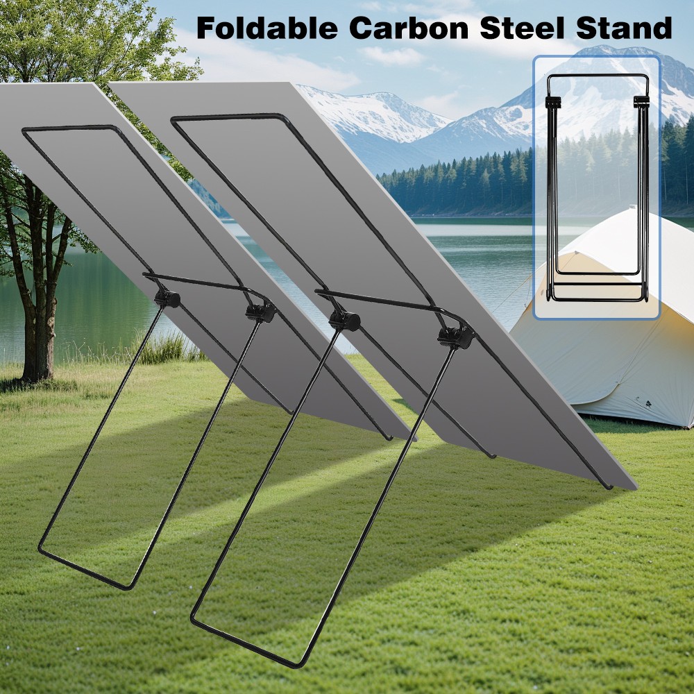 Lightweight Foldable Bracket For Solar Panel Portable Carbon Steel Stand Support