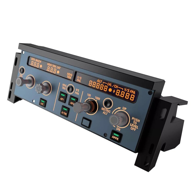 A320 FCU Flight Control Unit Panel X-Plane MSFS2020 Game Simulator 2 Model SET