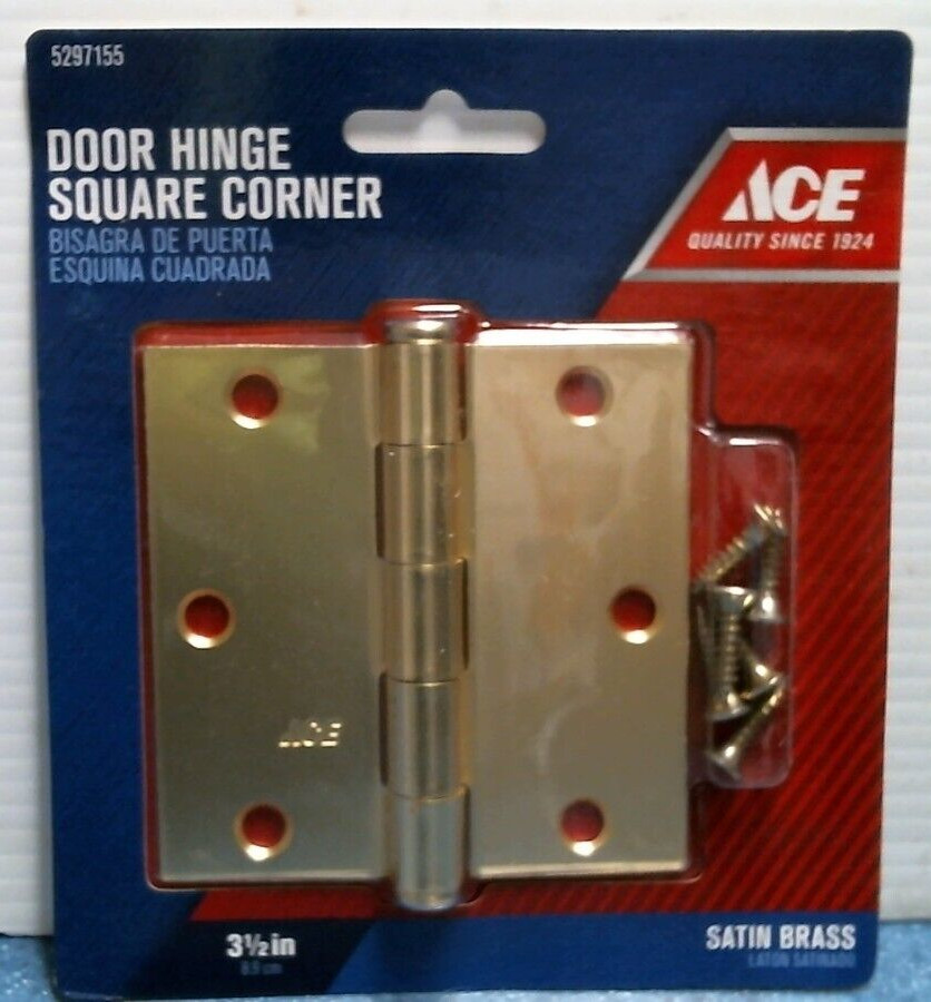 ACE 3-1/2" Door Hinge Square Corner  (5297155)  FS