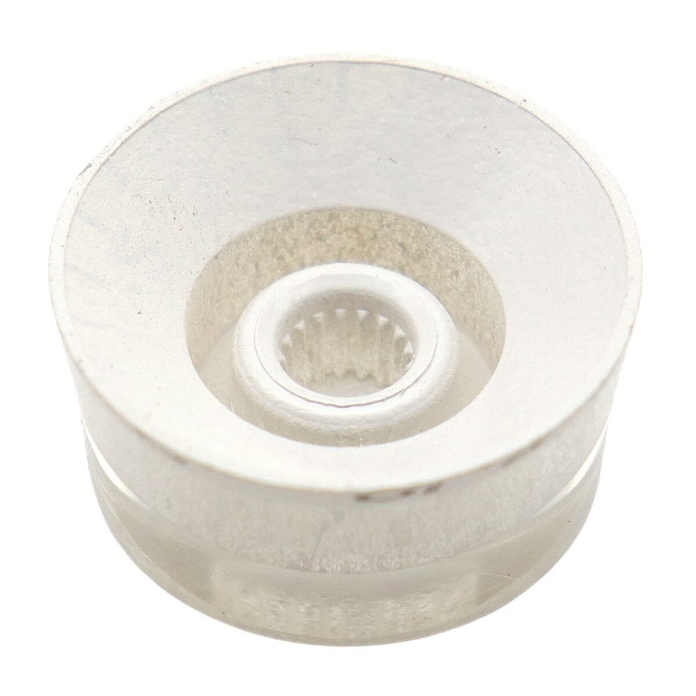 4Pcs Acrylic Bass Guitar Knobs Volume Tone Control Knobs White Black numbers