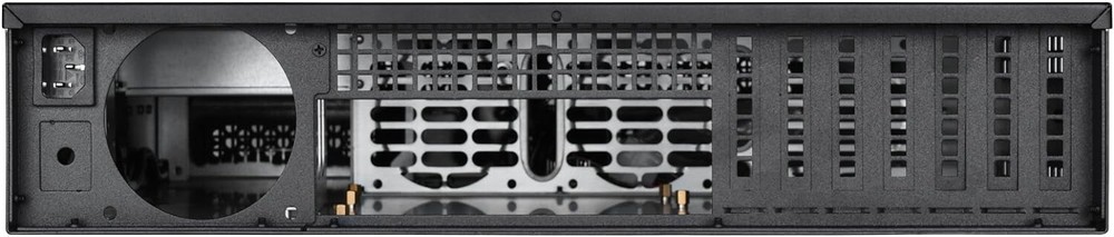 SilverStone Technology 2U ATX Rackmount Server Case with Dual 5.25" Bays (RM201B