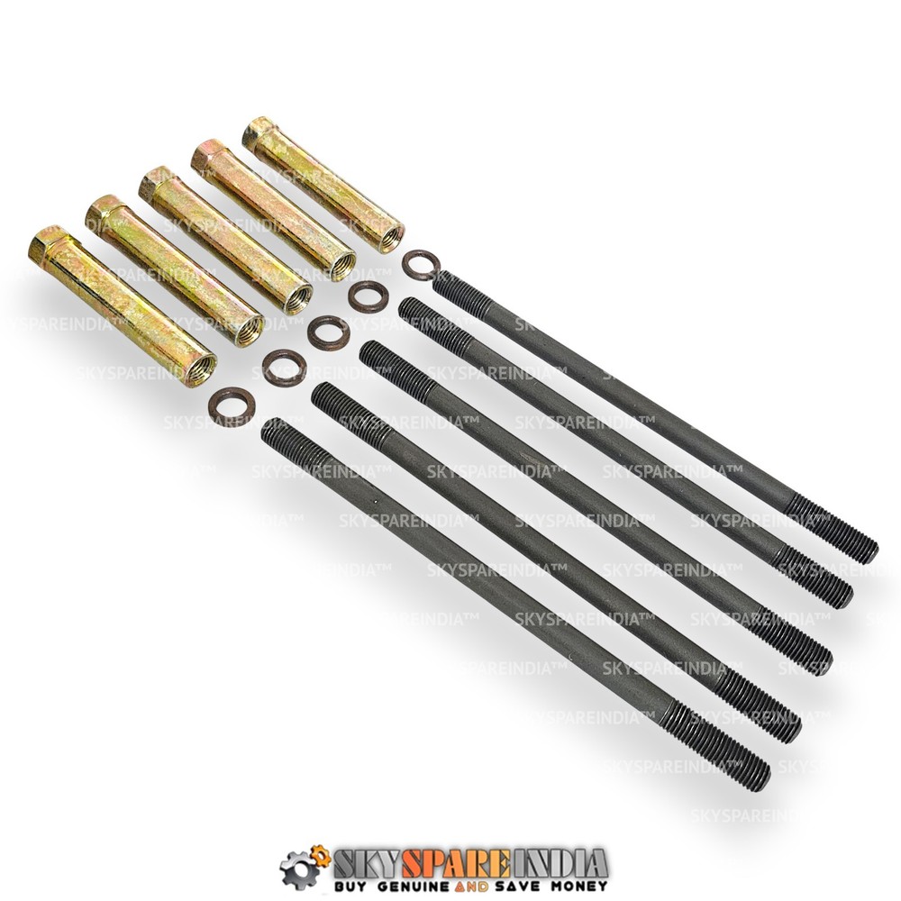 Cylinder Head Studs Kit Compatible With Royal Enfield Bullet