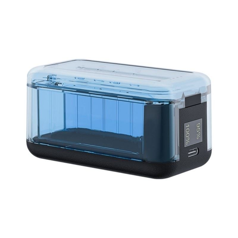 Waterproof USB C Camera Charging Case Double Battery Rapid Charging