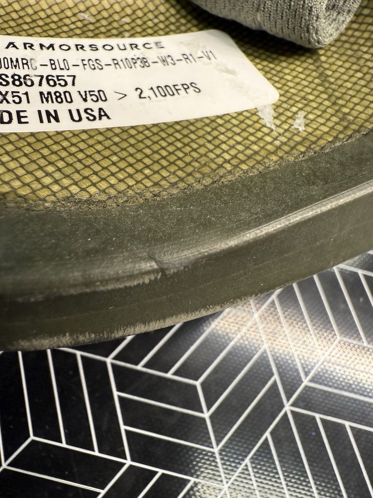 ArmorSource Aire-EX Level 3 Regular Cut Ballistic Helmet w/ Accessories - Medium