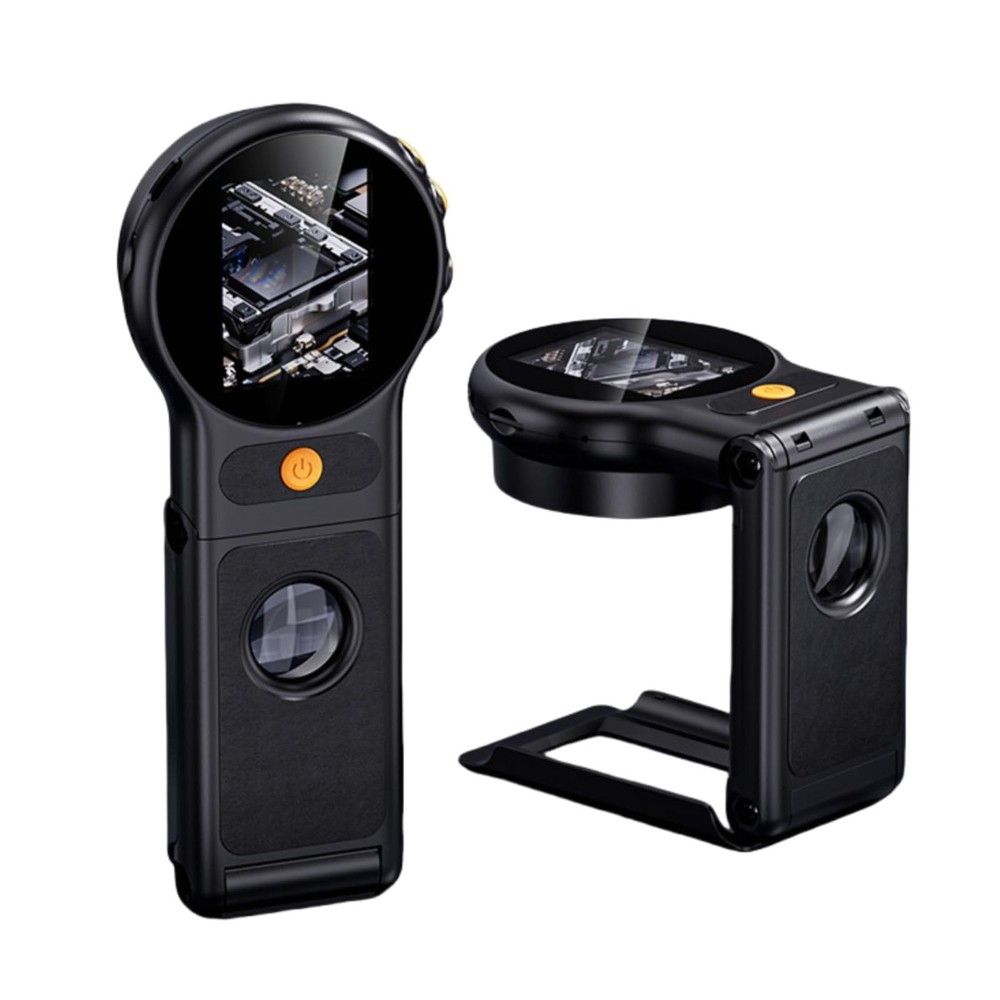 Portable Digital Microscope, Foldable Digital Magnifying Glass USB Macro Came...