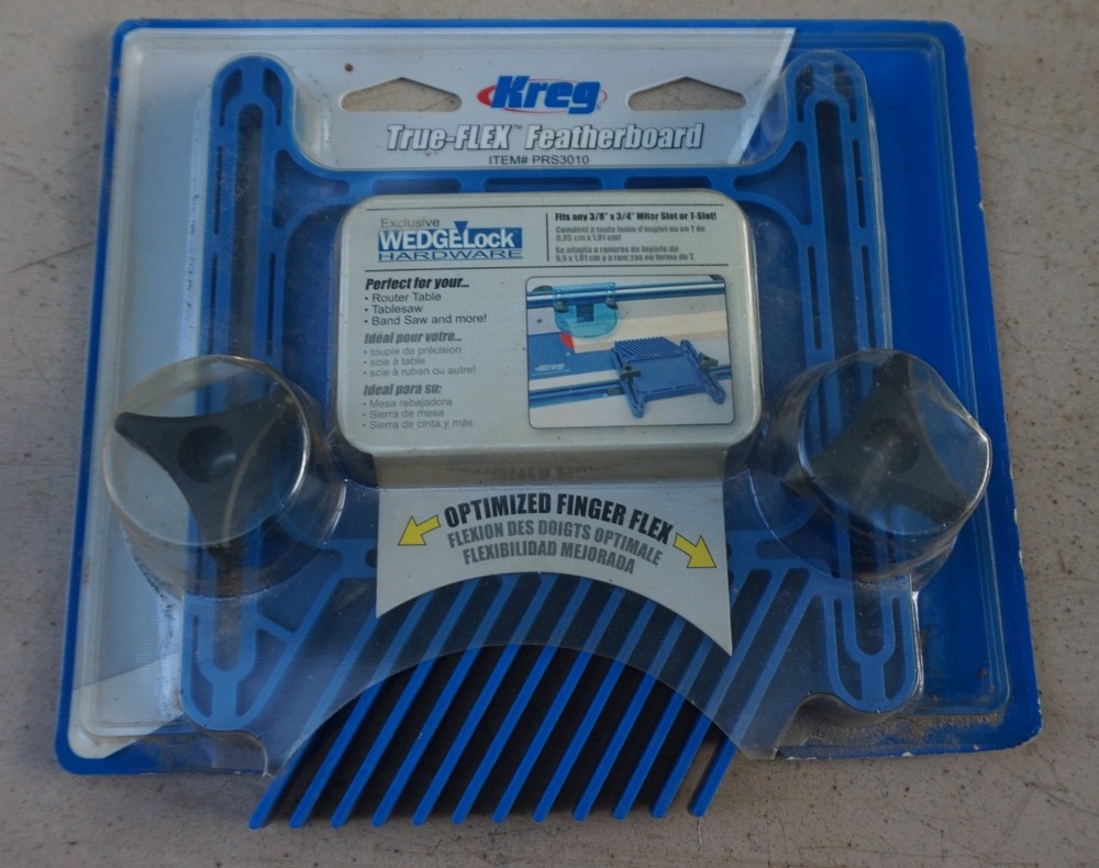 Kreg True-Flex Featherboard Single Pack PRS3010, New/Unused!!
