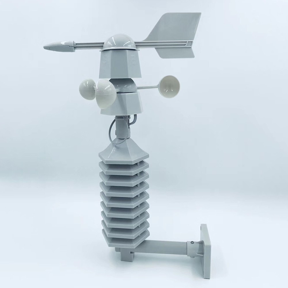 Portable Weather Meter with Wireless Anemometer and Temperature Display