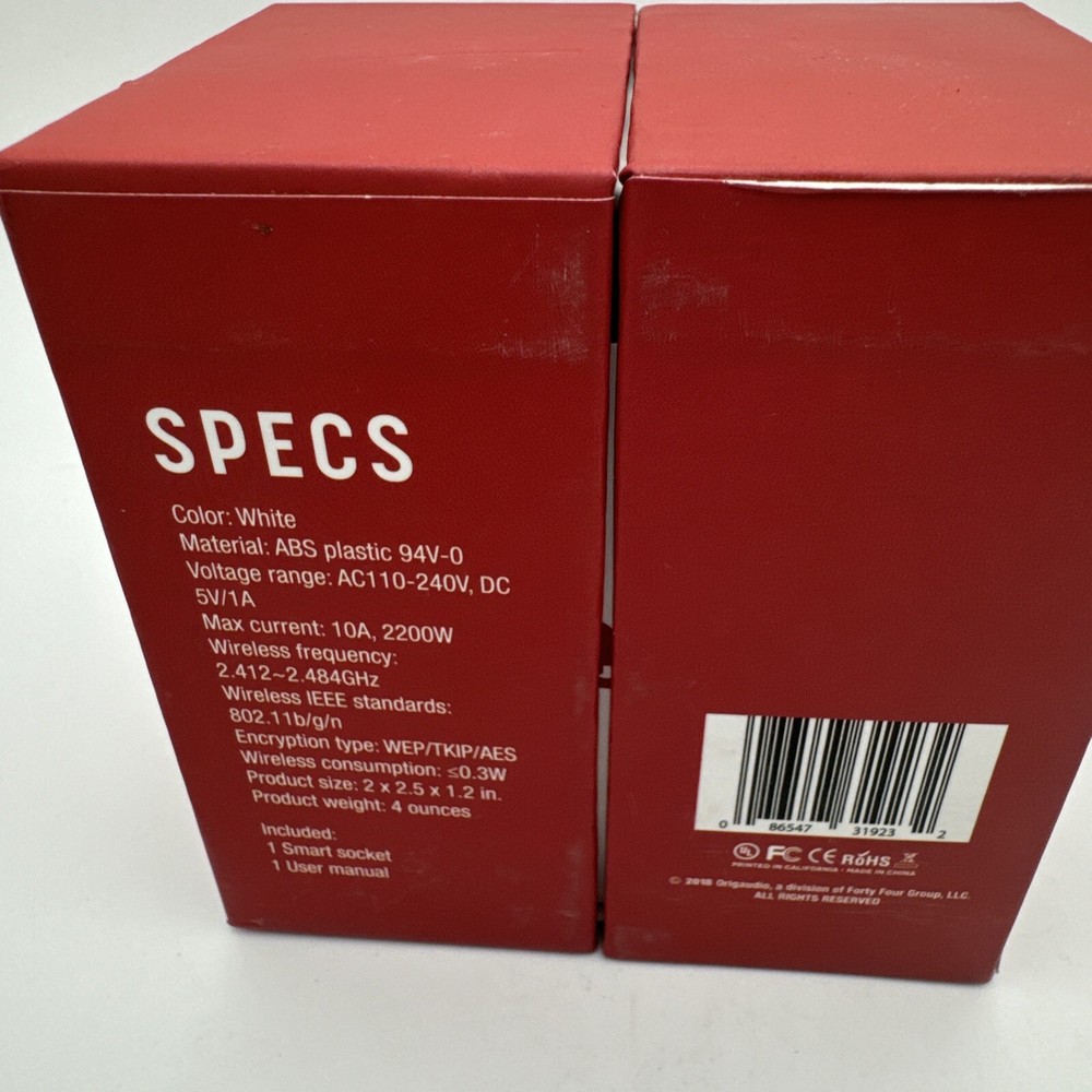 ORIGAUDIO SOCKET2ME WI-FI SMART PLUG. BR