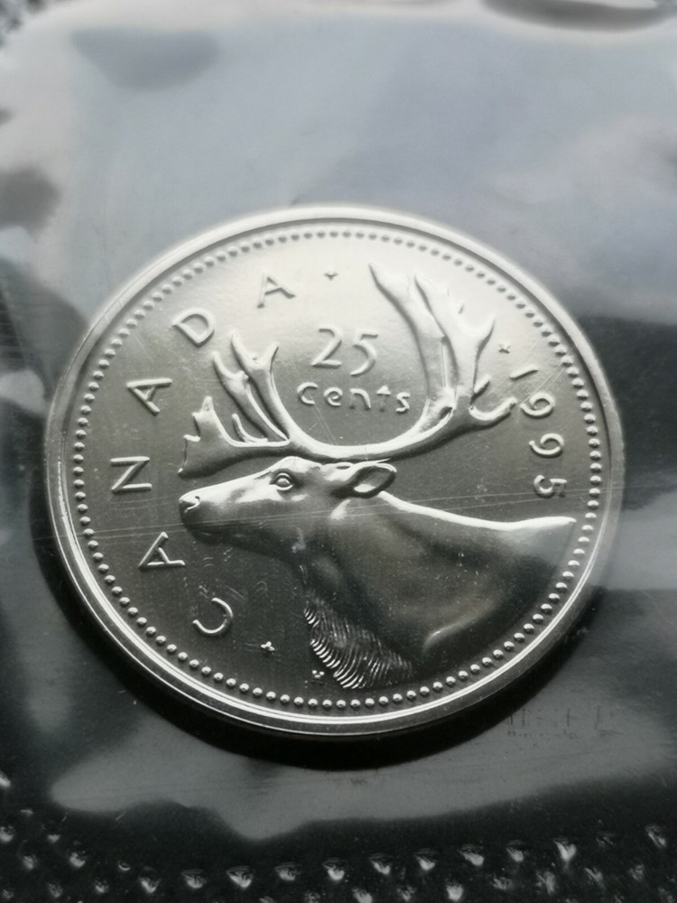 *** CANADA  25  CENTS  1995 ***  SEALED  PROOF  LIKE  ***