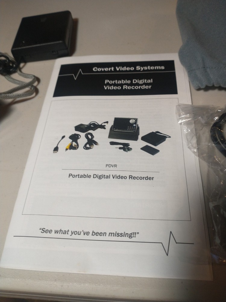 Covert Video Systems Portable digital video recorder parts missing please read