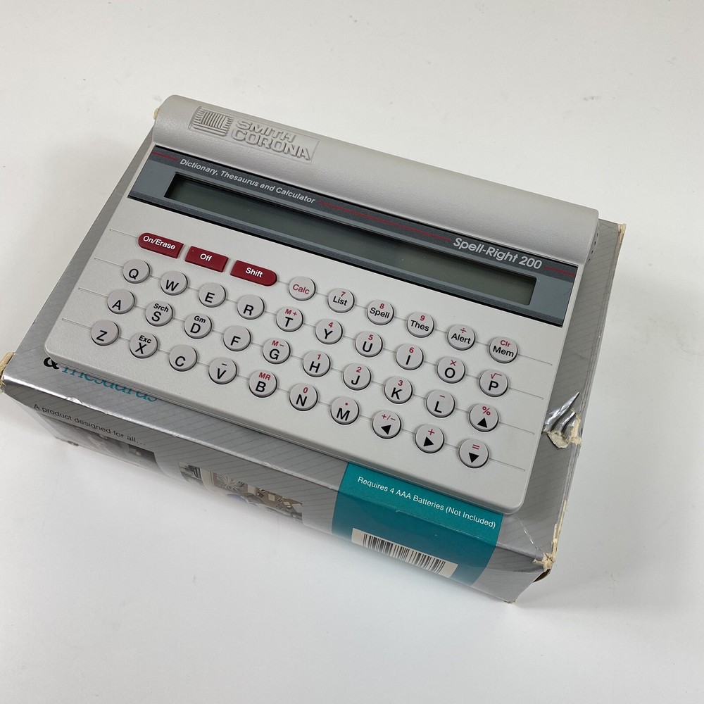 Smith Corona Spell-Right A 40-Character Display Electronic Dictionary