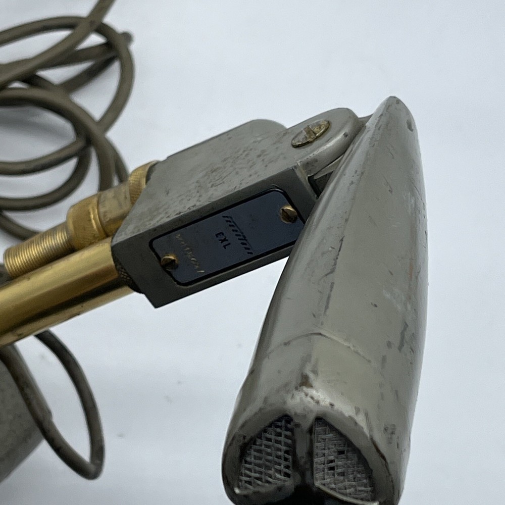 Vintage rare 1950's Executone EXL MICROPHONE art deco button push intercom