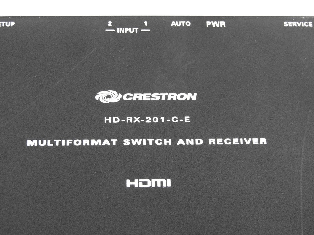 6x Crestron HD-RX-201-C-E Multiformat Switch and Receivers