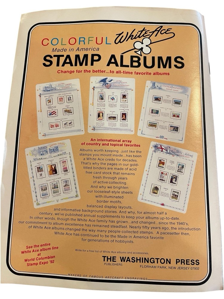 Rare 1992 World Columbian Stamp Expo ‘92 Official Program & Guide Linn’s Edition