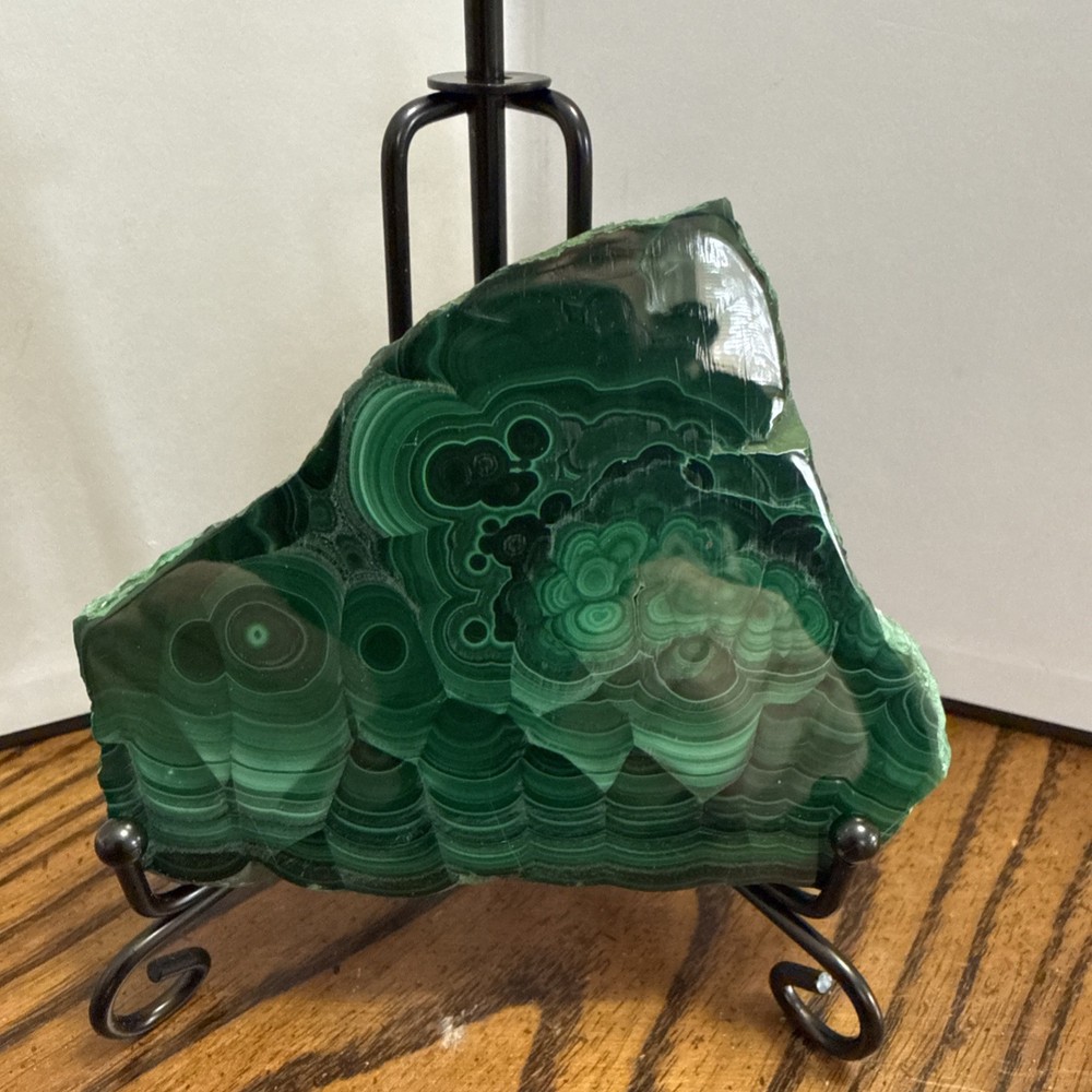 Malachite Slab With Stand