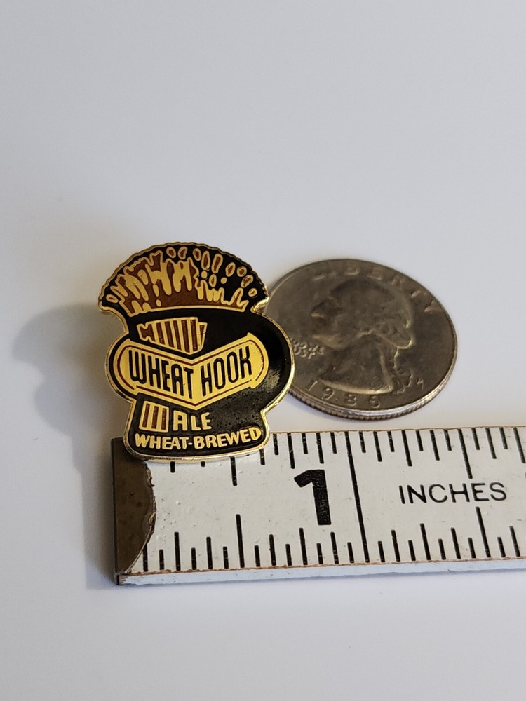 Wheat Hook Ale Lapel Pin Wheat Brewed