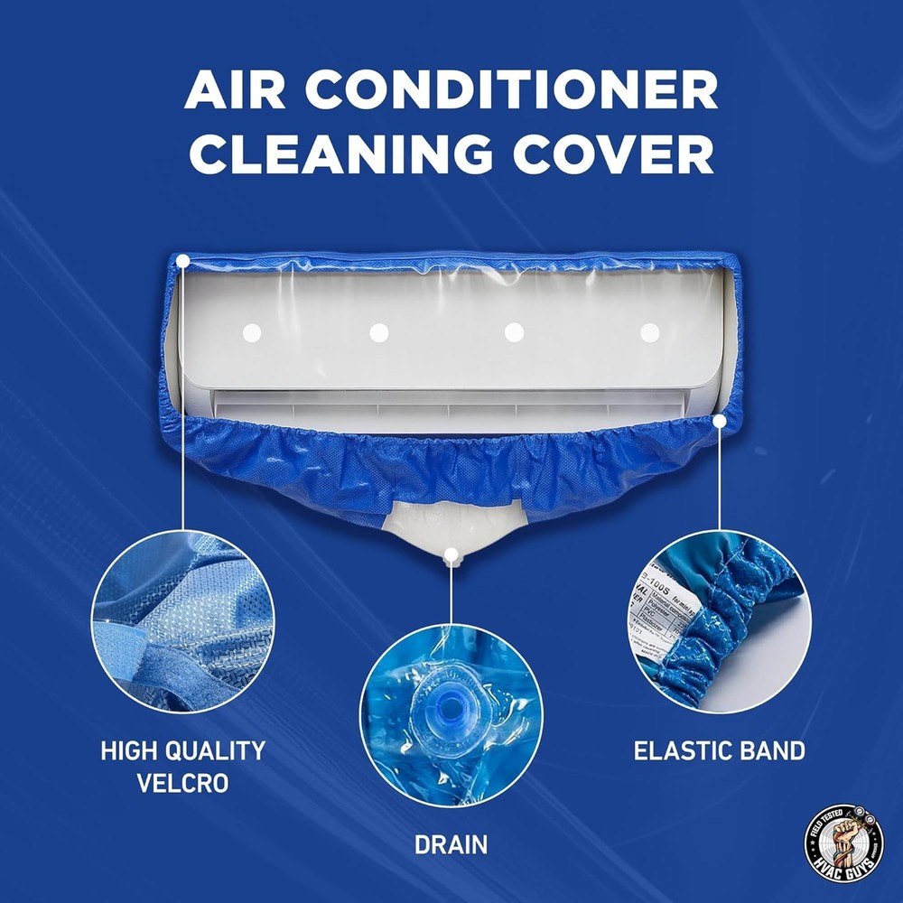 Waterproof Mini Split Cleaning Bag | Easy Install