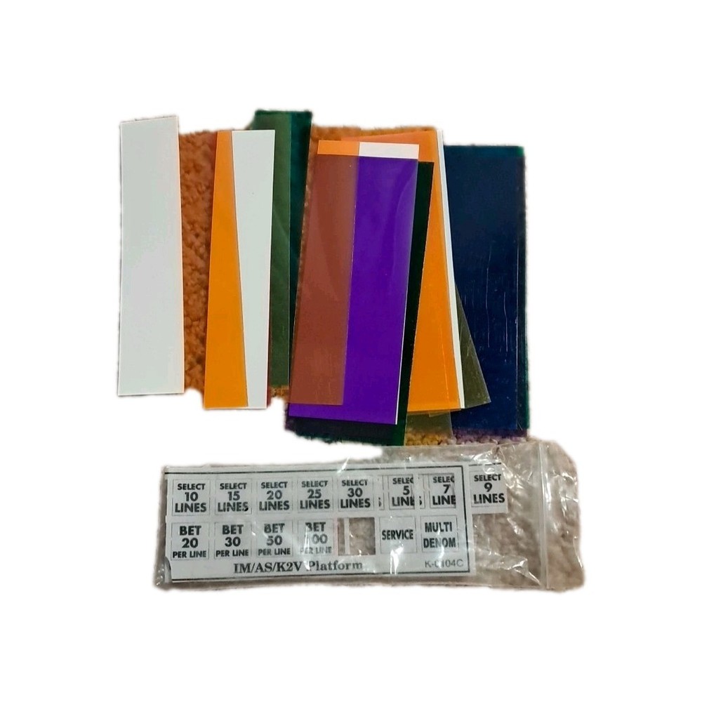 Slot Machine Replacement Button Inserts