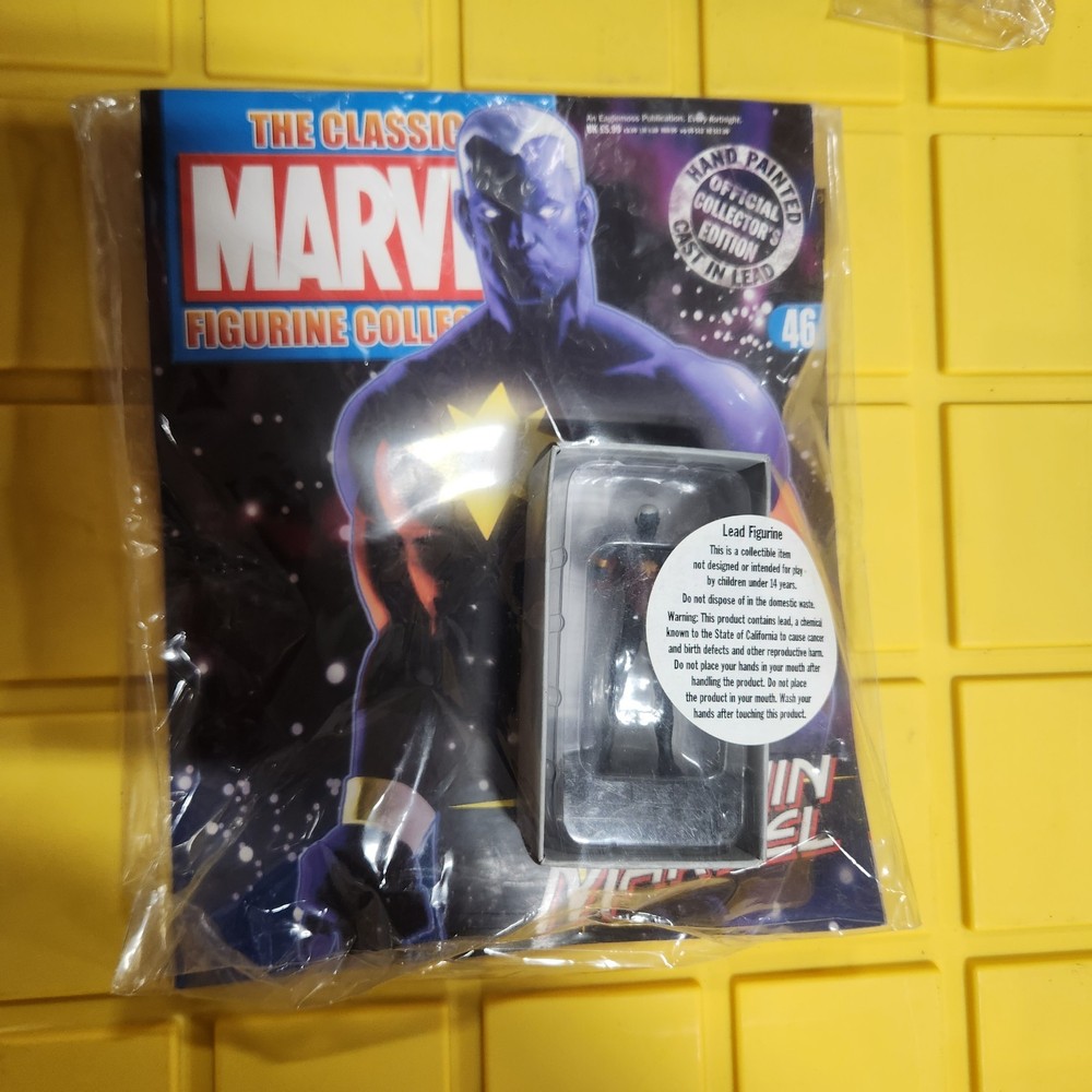 Eaglemoss Classic Marvel Figurines Captain Marvel #46 New Sealed H4