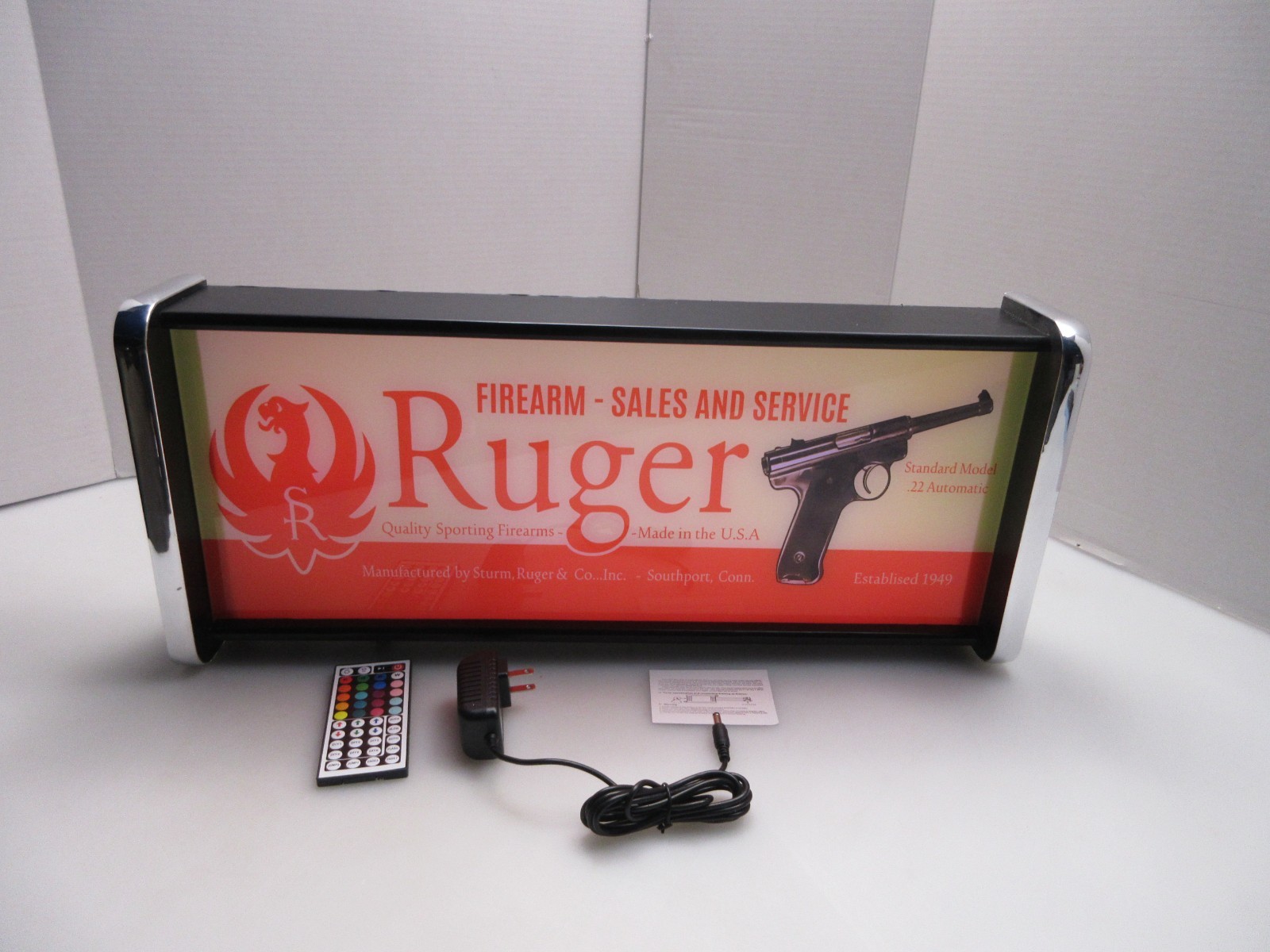 Ruger Sales & Service LED Display lighted sign lightbox Wall hanging Light