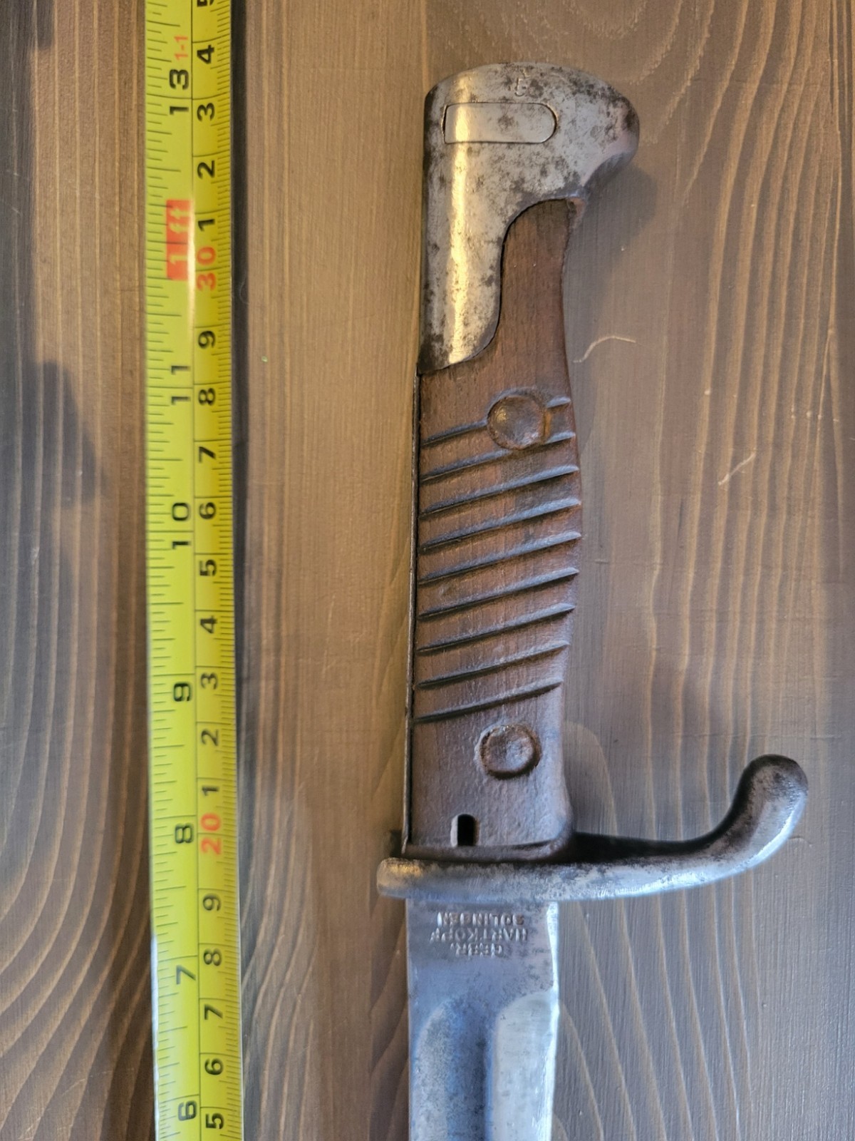 UNIQUE! Modified WWI German Butcher Blade Bayonet/Fighting Knife w/Sheath!